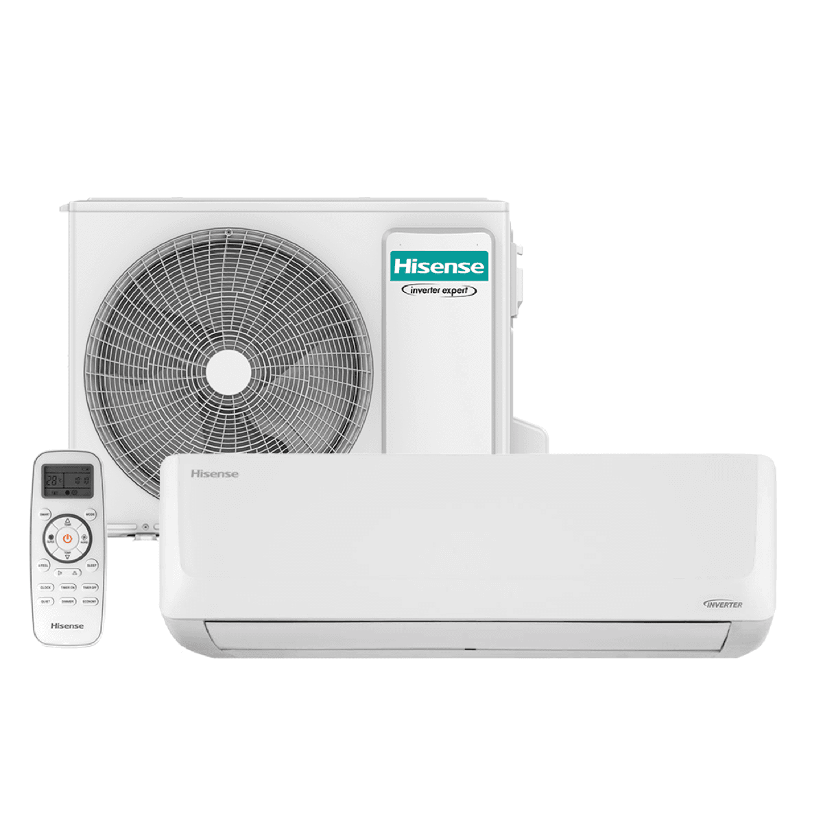 Hisense Hi-Wall Wi-Fi 9.000 BTUs quente e frio