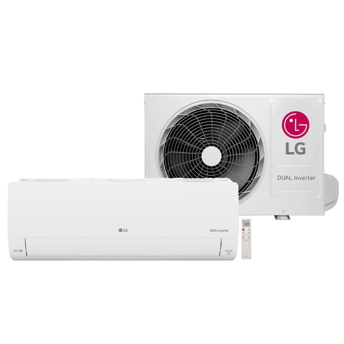 LG Dual Inverter AI Voice 18.000 BTUs quente e frio